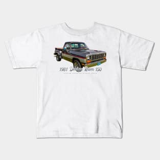 1981 Dodge Ram 150 Custom Stepside Pickup Truck Kids T-Shirt